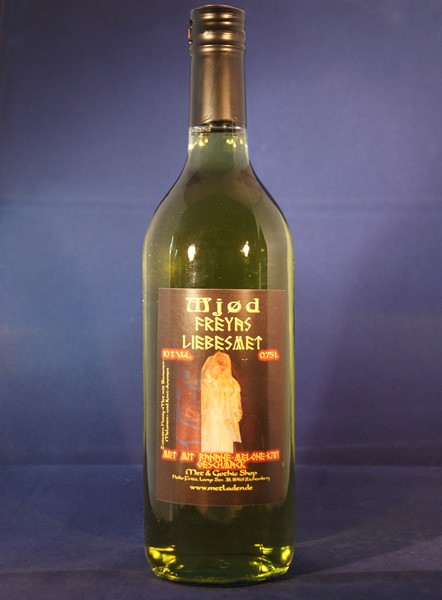 Mjød Freyas Liebesmet-Met mit Banane-Melonen-Kiwi-Geschmack 0,75 l