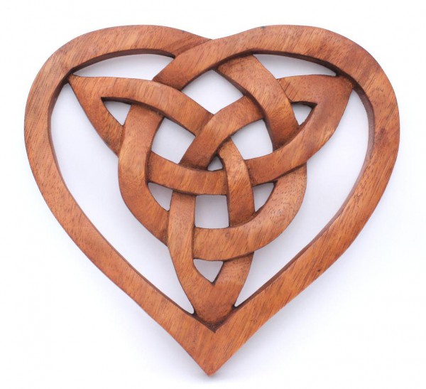 Wandbild - Keltischer Knoten - Herz - ws254