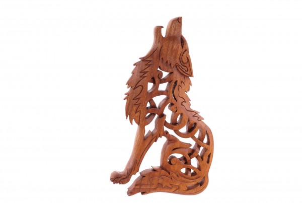 Wandrelief - FENRIS Wolf - Links schauend - ws300