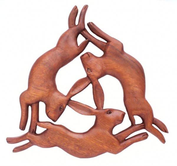 Wandbild - Keltische Hasen - ws258