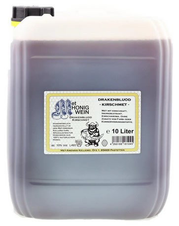 Kirschmet, Honigwein mit Kirschsaft, 10% vol., Kanister | 10 Liter