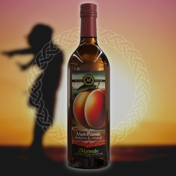 Met-Poesie - "Met mit Pfirsich & Vanille" - 0,75l - 7%vol - Honigwein