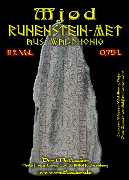 Runenstein-Met aus Waldhonig - 0,75 l - 11 %