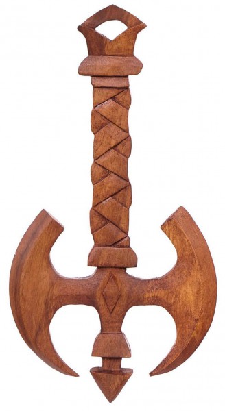 Wandrelief Doppelaxt 30 cm - ws41