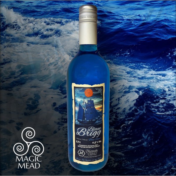 Met / Honigwein - BLAUE BRIGG "Blue Rum" - 0,75l - 11,5%vol