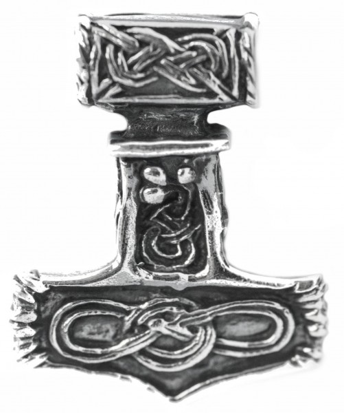Thors Hammer Silber 2.4 cm - at32