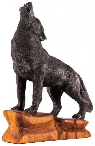 Großer schwarzer Wolf - Fenris-Wolf - hk2-2